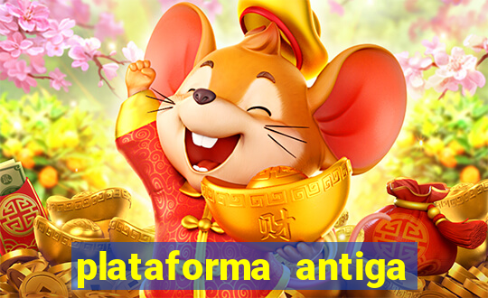 plataforma antiga de jogos