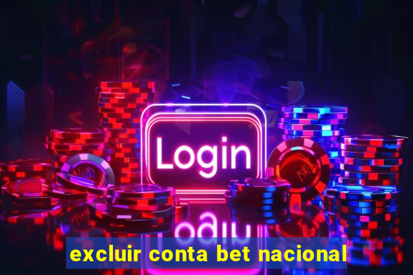 excluir conta bet nacional