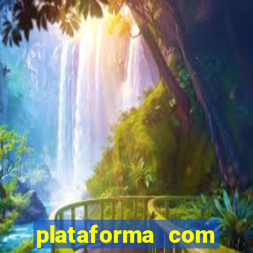 plataforma com chuva de dinheiro