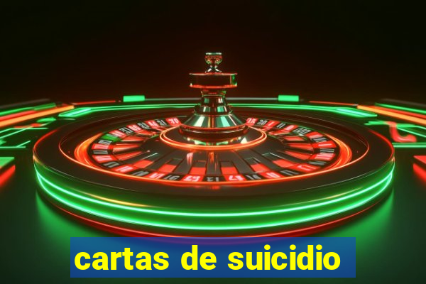 cartas de suicidio