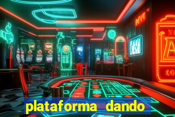 plataforma dando bonus de cadastro