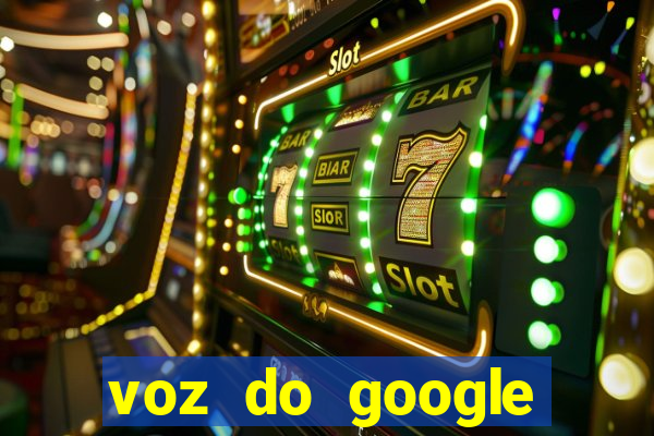 voz do google tradutor homem