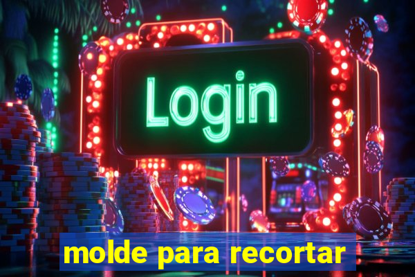 molde para recortar