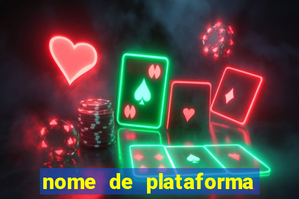 nome de plataforma de jogos